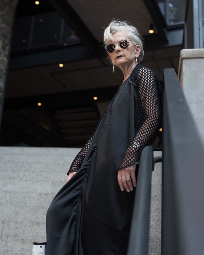 Accidental Icon,  64-letnia pani profesor Lyn Slater i jednocześnie blogerki modowej.