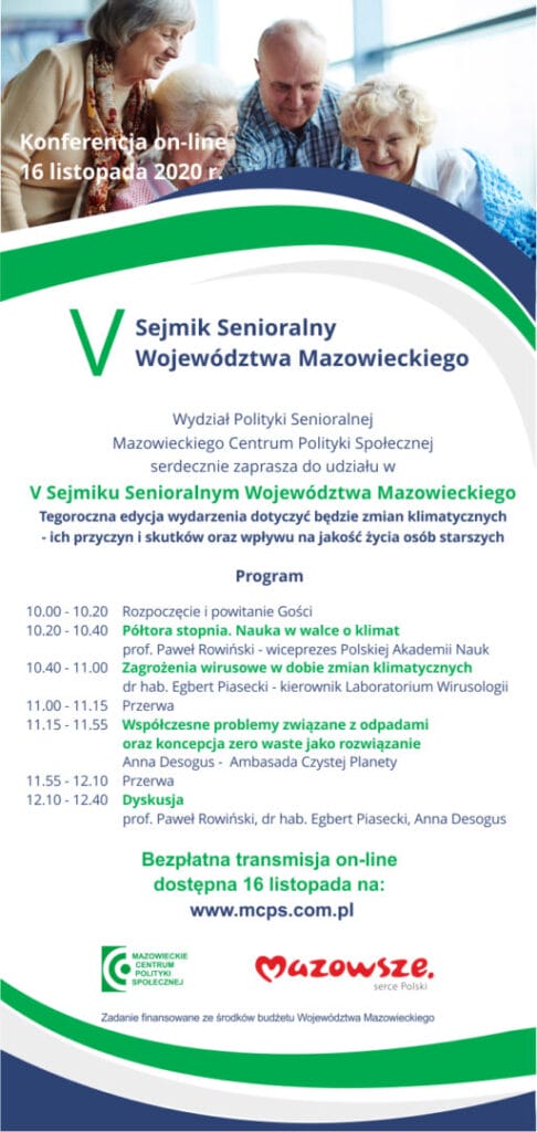 V sejmik senioralny wojewodztwa mazowieckiego